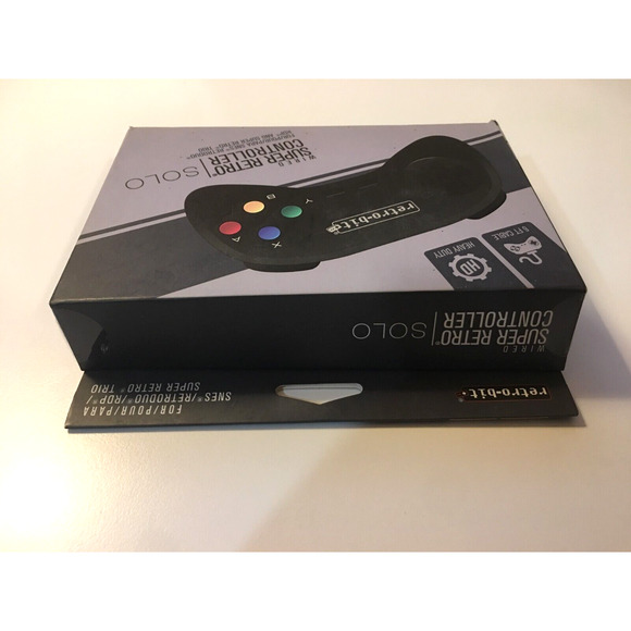 Retro-Bit - Super Retro RDP Wired Controller for Nintendo SNES - Black - Sealed - Picture 3 of 3